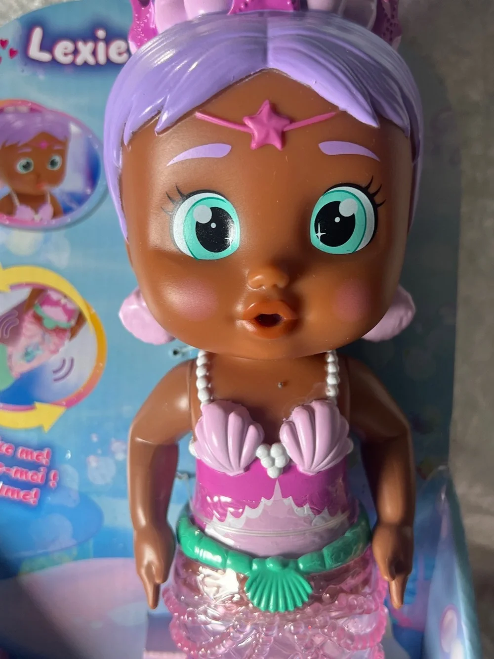 Lexie Shimmer Mermaid Doll - Purple Lexi
